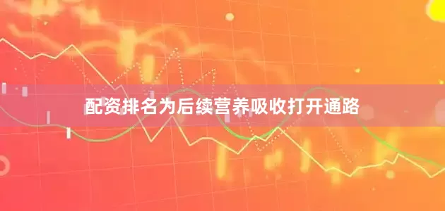 配资排名为后续营养吸收打开通路